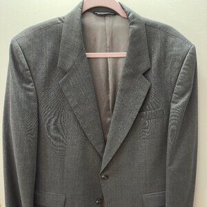 Cutters and Tailors Gray Pinstripe Blazer